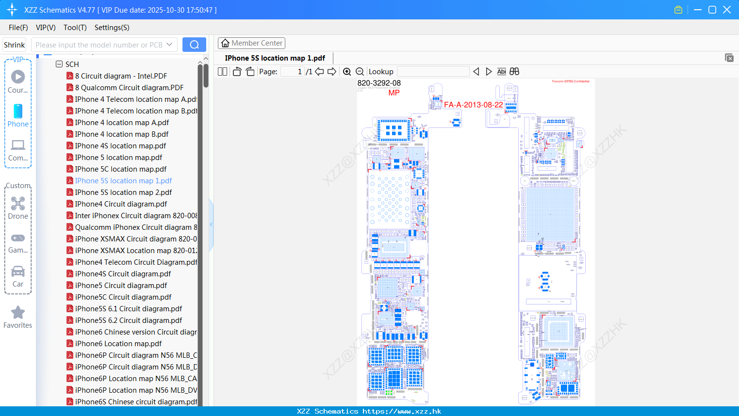 IPhone 5S Location Map 1